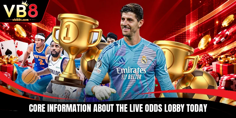 Core information about the Live odds lobby today